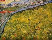 Die eingez�unte Wiese nach van Gogh
